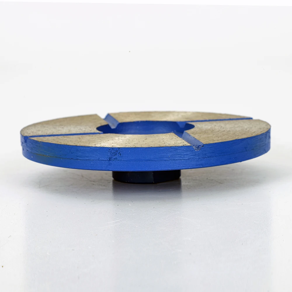 4 Inch M14 Diamond Cup Wheel 100mm, Turbo Concrete Grinding Pad for Stone, Cement & Curved Surfaces