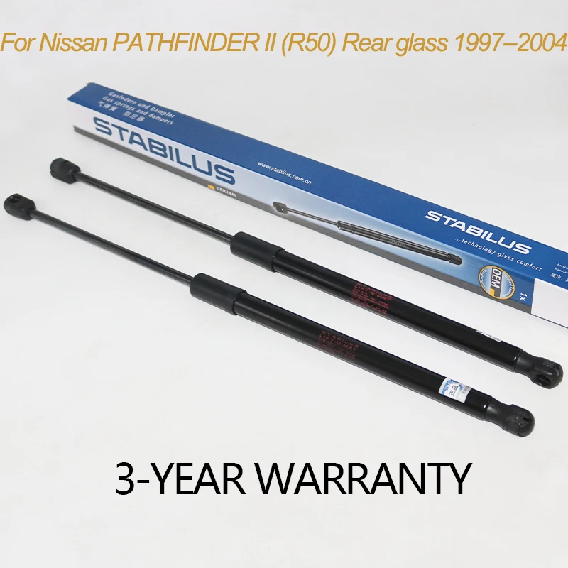 

Original Car Rear Window Glass Gas Strut Dampers Lift Shock Support Rod Bars for Nissan PATHFINDER II (R50) 1997--2004 481mm