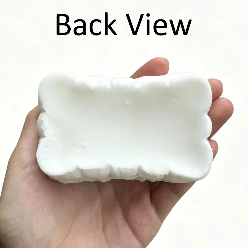 Soft square white milk pillow, creative toys for relieving stress in the office, and interesting sense of pressure resistance. view 3