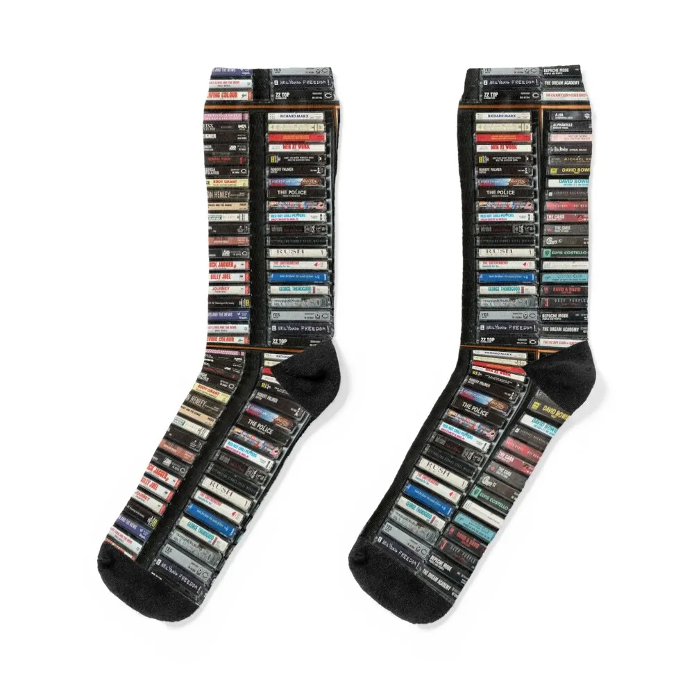 

Old School Music Cassettes Socks sport winter thermal heated compression Women Socks Men's