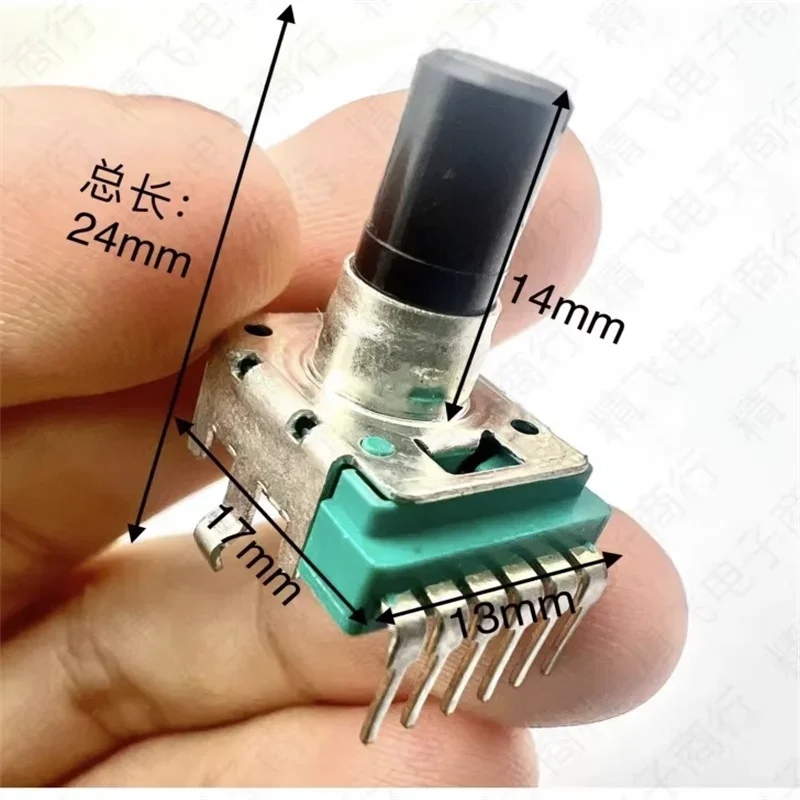 1 PCS DELTA Difeng R1121GOCV dual potentiometer B20K Yamaha power amplifier volume adjustment circular axis length 14mm