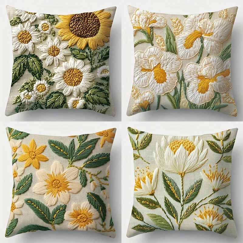 4 Fundas De Almohad… - image