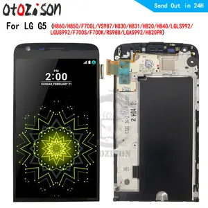 Bilashmart 5.3 Display LG G5 H850 LCD With Frame LCD Screen Touch Panel Digitizer Assembly LGG5 H860 F700L VS987