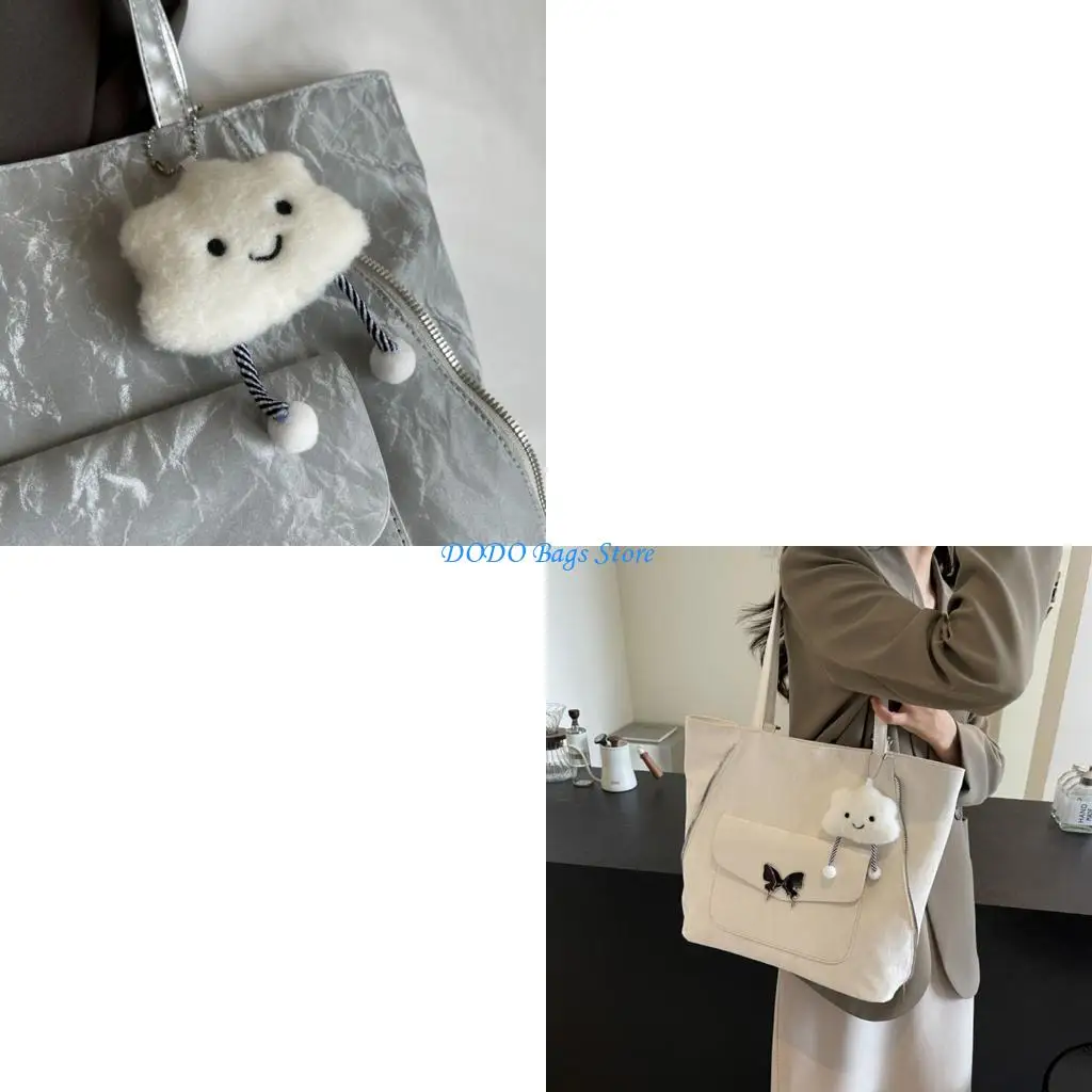 

Large Capacity Backpack for Women Shopping Bag Butterfly Shoulder Bag School Bag Stylish Armpit Bag Commuting Bag