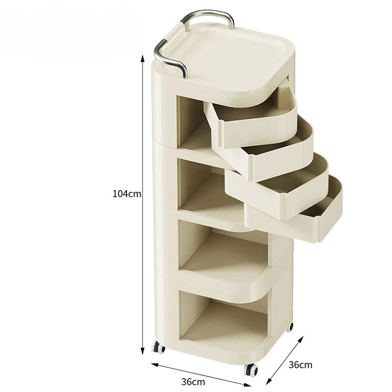 Professional Hair Trolley for Barber, Utility Organizer, Spa Auxiliar Estética, Chariot De Service Furniture