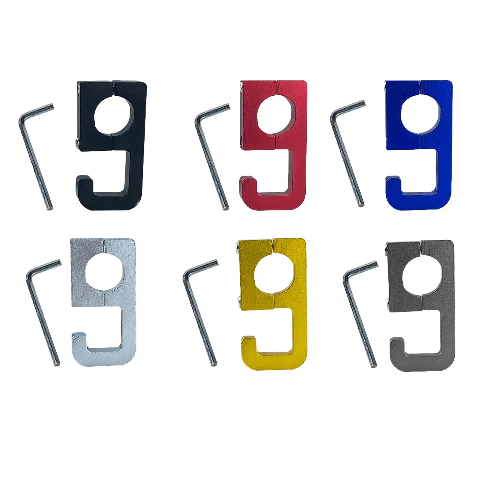 

Motorcycle Bike Hook Waterproof Spare Parts 7.3x3.7x1cm Multifunctional Hook