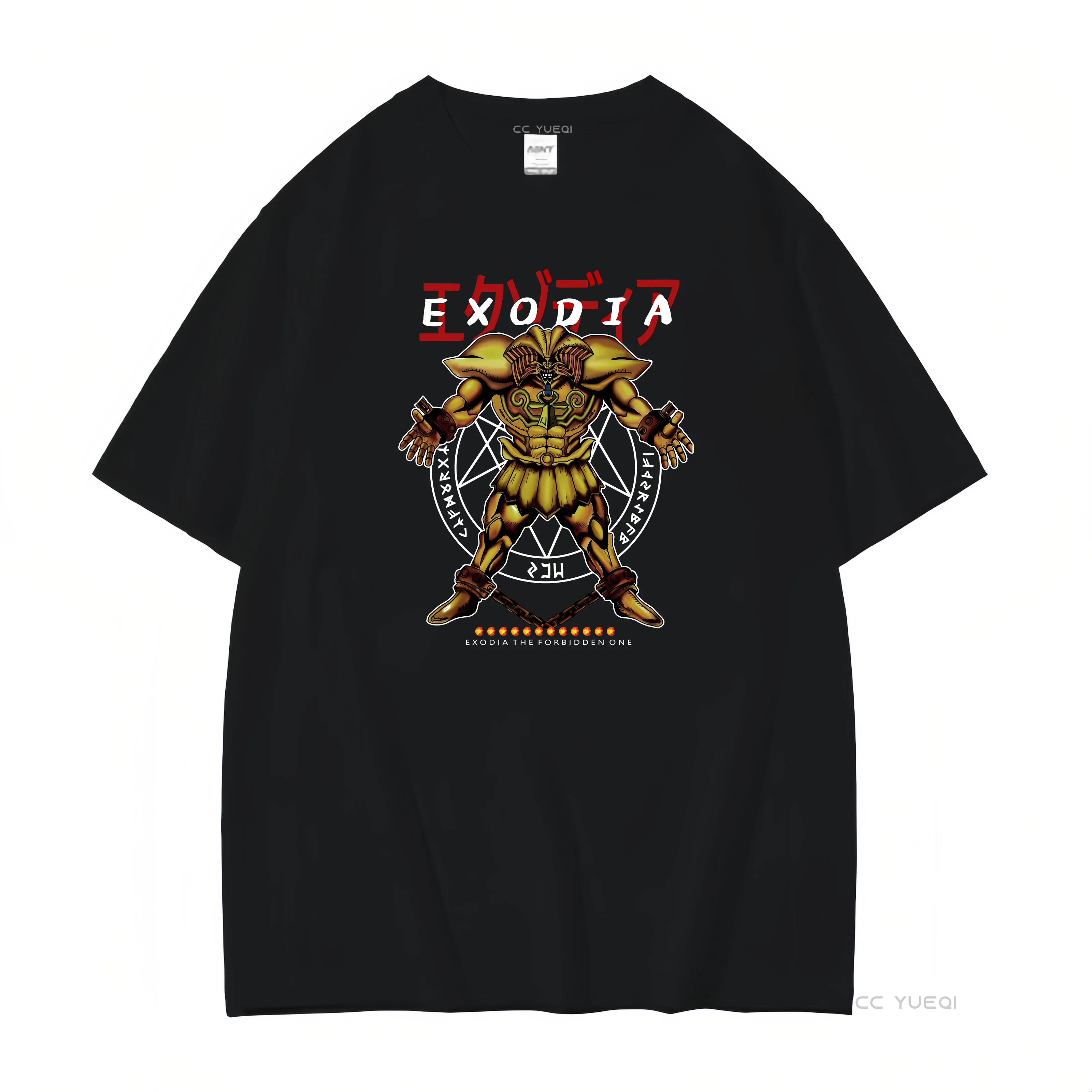 Винтаж Ю-Ги-О! Exodia Рубашка Yu Gi Oh Аниме Рубашка Унисекс Мужчины Женщины