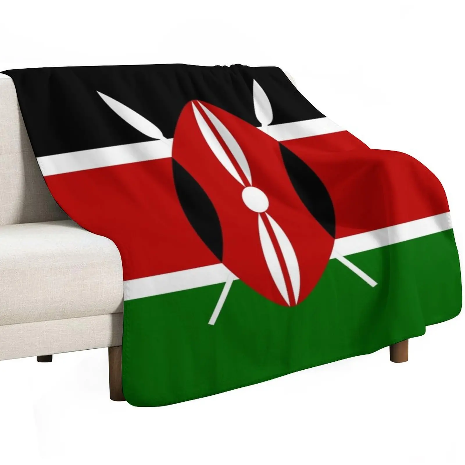 Flag of Kenya Throw Blanket Blankets For Baby Thin Plaid Giant Sofa Quilt Baby Blankets