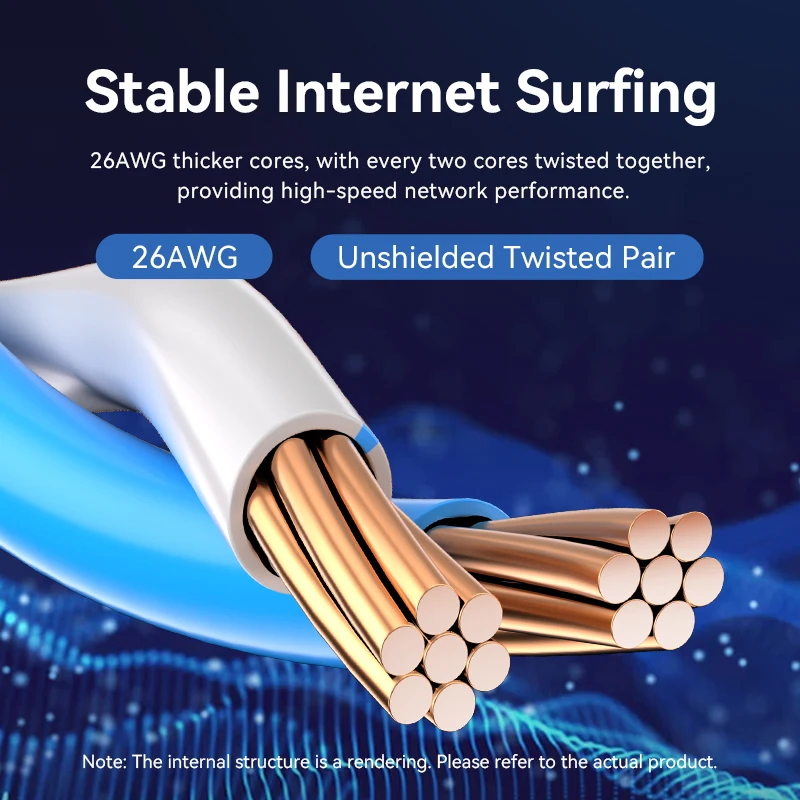 Vention كابل إيثرنت Cat6 UTP 90 درجة أسفل الزاوية اليمنى التصحيح الحبل لأجهزة الكمبيوتر المحمول راوتر صندوق التلفزيون طابعة USB HUB RJ45 الإنترنت