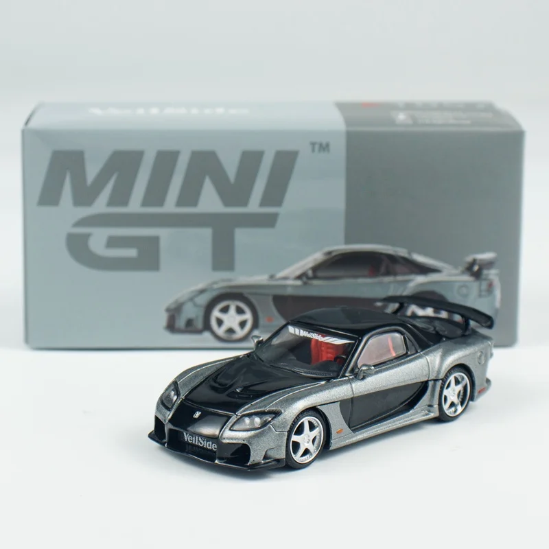 

Модель автомобиля из серого сплава MINIGT 1/64 RX-7 VeilSide