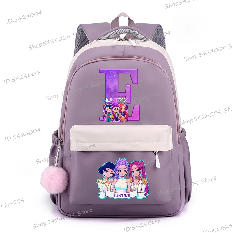 حقائب ظهر لشخصيات الفيلم الأبجدية الإبداعية للمدرسة للأولاد والبنات حقيبة ظهر عصرية للطلاب 2025 حقيبة مدرسية للأطفال