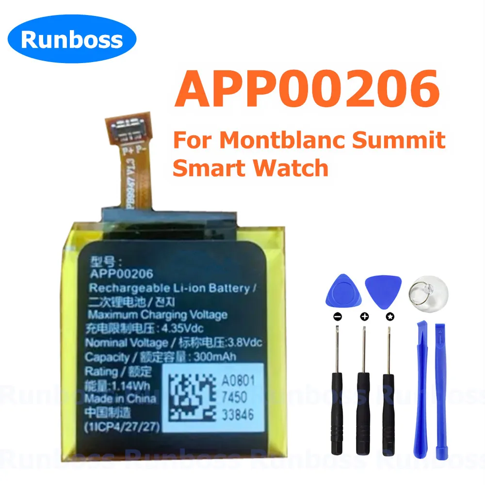 

Новый 3,8 V 300mAh APP00206 Сменный аккумулятор для смартфона Montblanc