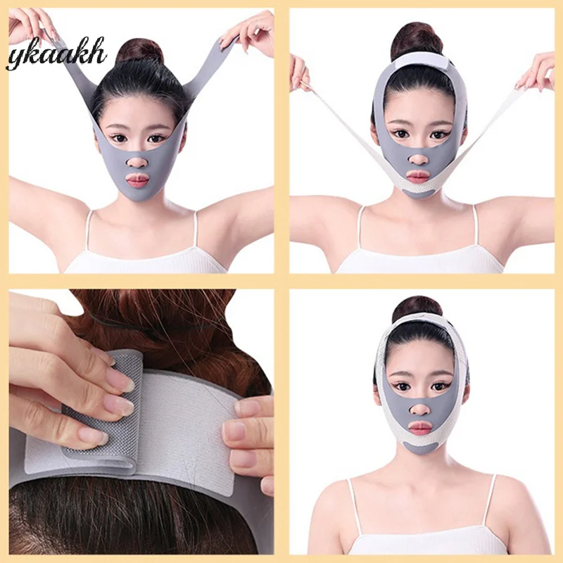 

Face-Lift With Sleep Face V Shaper Facial Slimming Bandage Relaxation Shape Lift Reduce Double Chin Face Thinning Band Massage