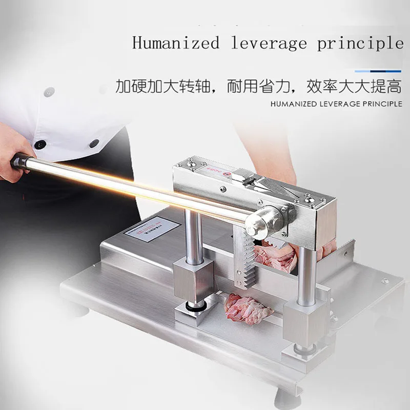 

Коммерческая ручная машина для резки костей: гильотина для измельчения свиных ножек, замороженного мяса, костей; бытовая малая пила для костей