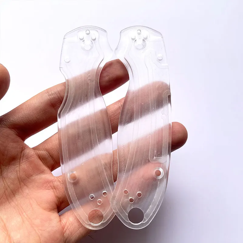 Parche de acrílico transparente Para Cuchillo de araña, Material de parche, accesorios de modificación DIY, Para 3 C223, 1 par, nuevo