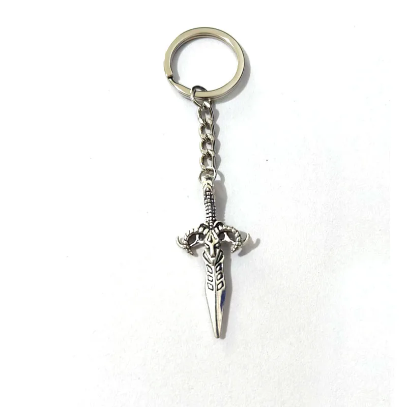 New Sheep Head Sword 4.7X2.1cm Keychains Wholesale Jewelry