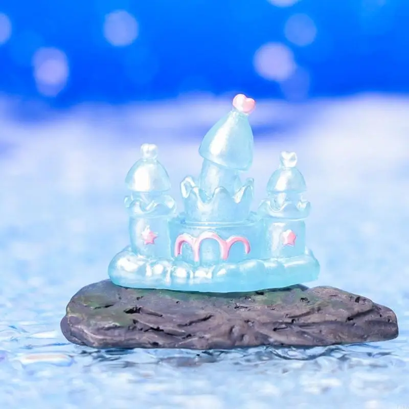   Dreamy Castles Statue Fairys Garden Accessories Mini Fairys Tale House Figurines