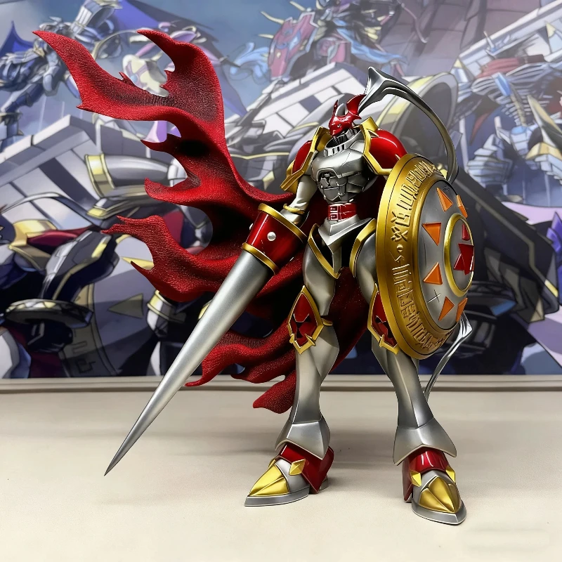 

Digimon Gallantmon 40cm Knight Action Figures PVC Exquisite Statue With Cape Collectible Anime Model Toy Desk Ornament Boy Gift