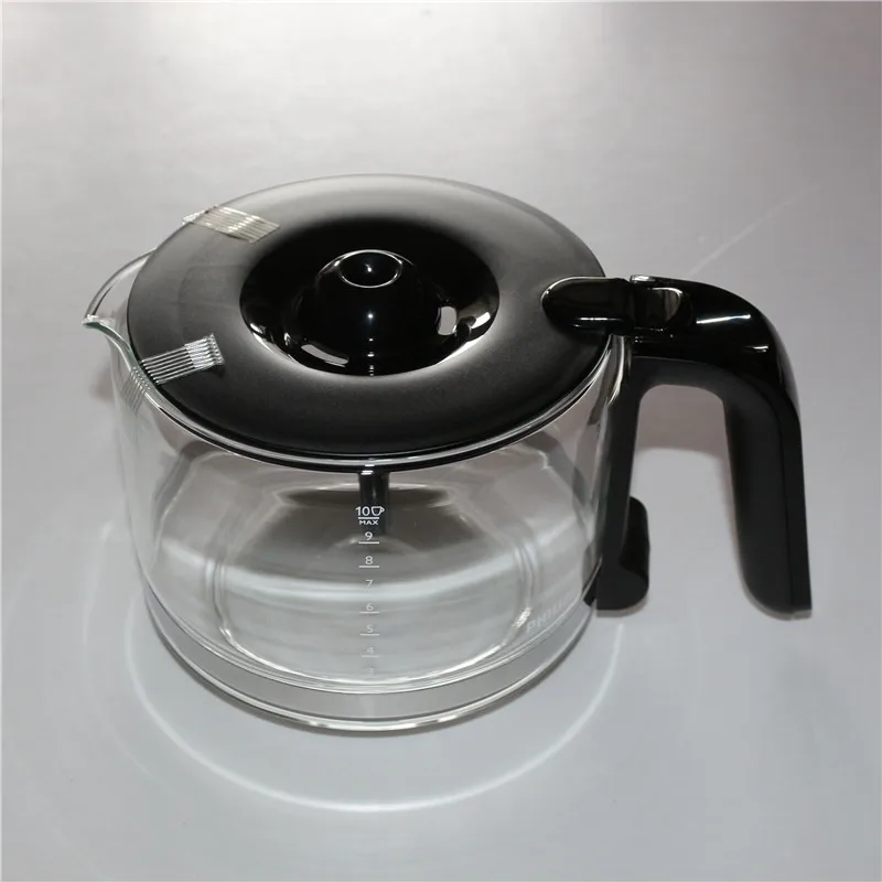 Service Parts Pitcher En Verre Tourbillonnant Noir Pour Philips Saeco HD7761 HD7762