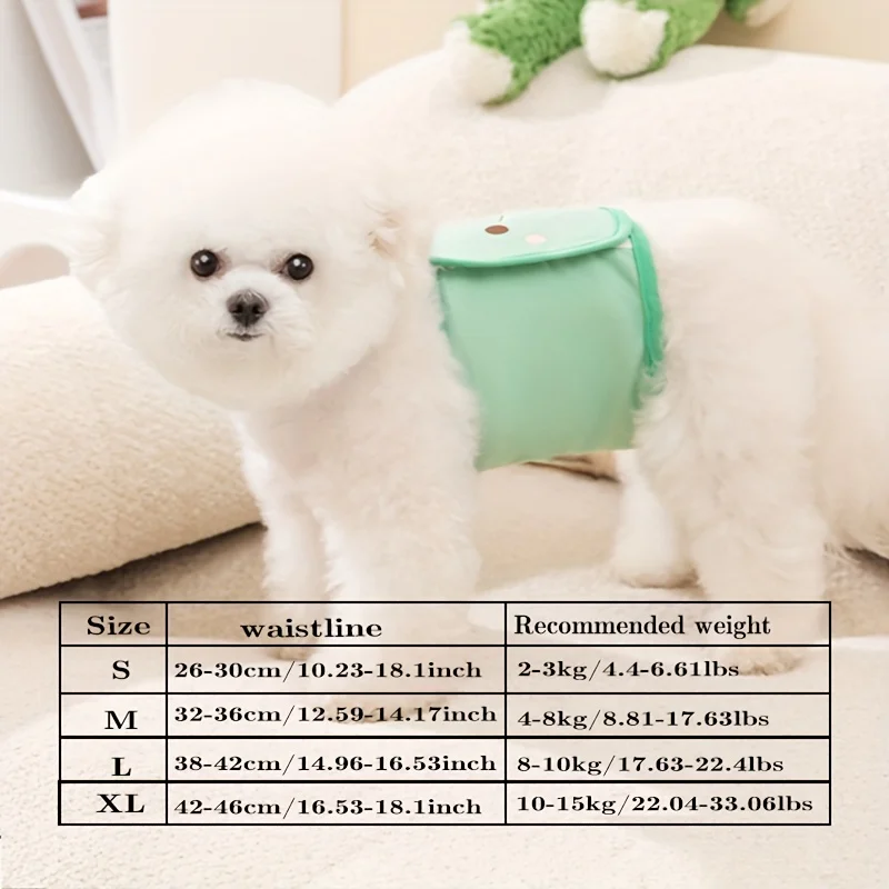 Cartoon Pet Washable Diapers Physiological Pants Male Dog Politeness Belt Anti harassment Safety Pants corgi Diaper Pants