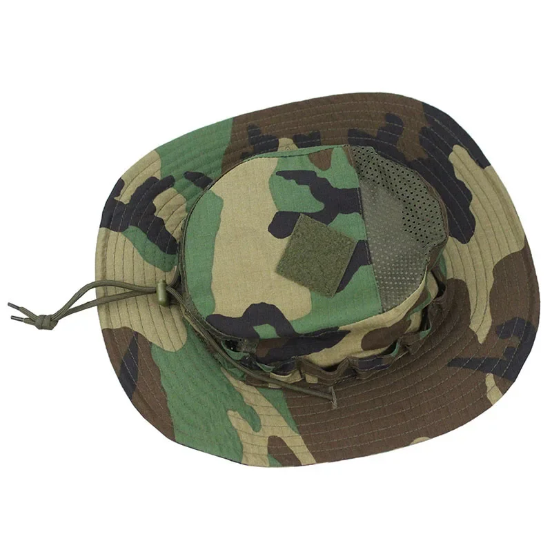 New Tactical Boonie Hat Cap Hunting Hiking Camping Camo Sunproof Hats Mens Headwear Outdoor Sports Fishing Hiking Hat