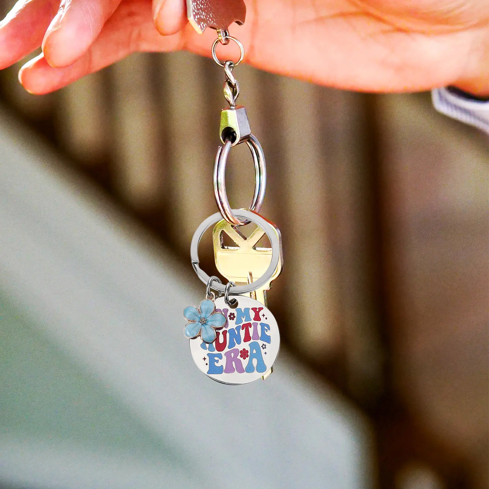 Handbag Charm Keychain Charms Pendant for Women Hanging Aunt Chains Ornament Exquisite