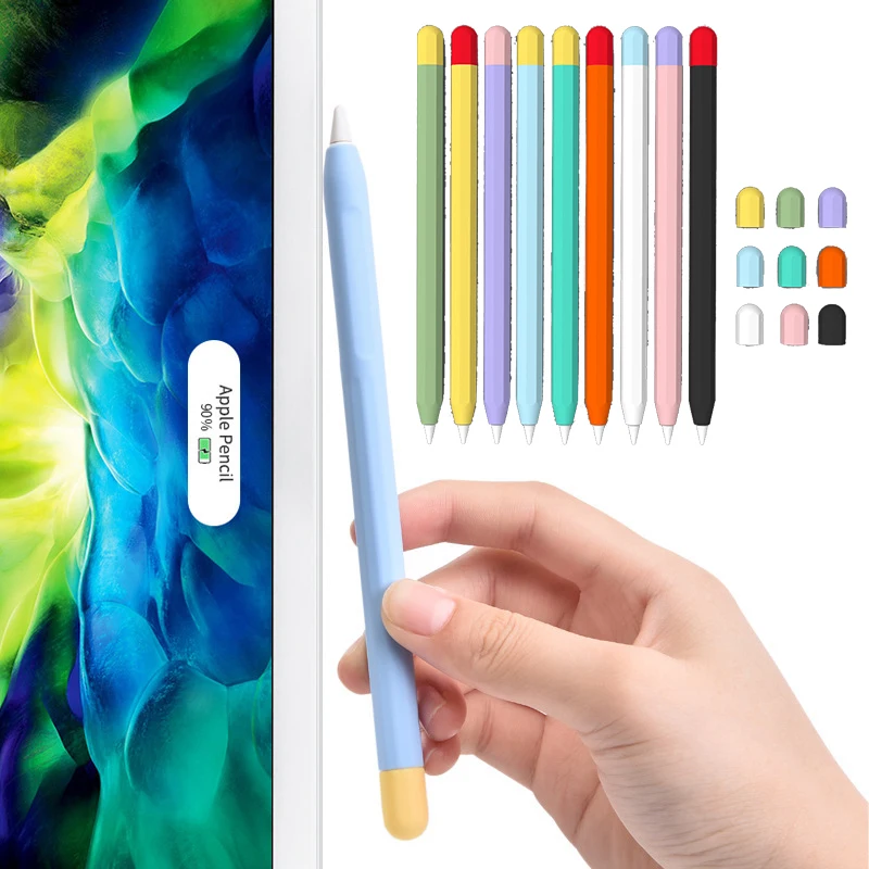 Для Apple Pencil 2nd чехол пенал планшет сенсорный стилус защитный чехол портативный мягкий силиконовый чехол