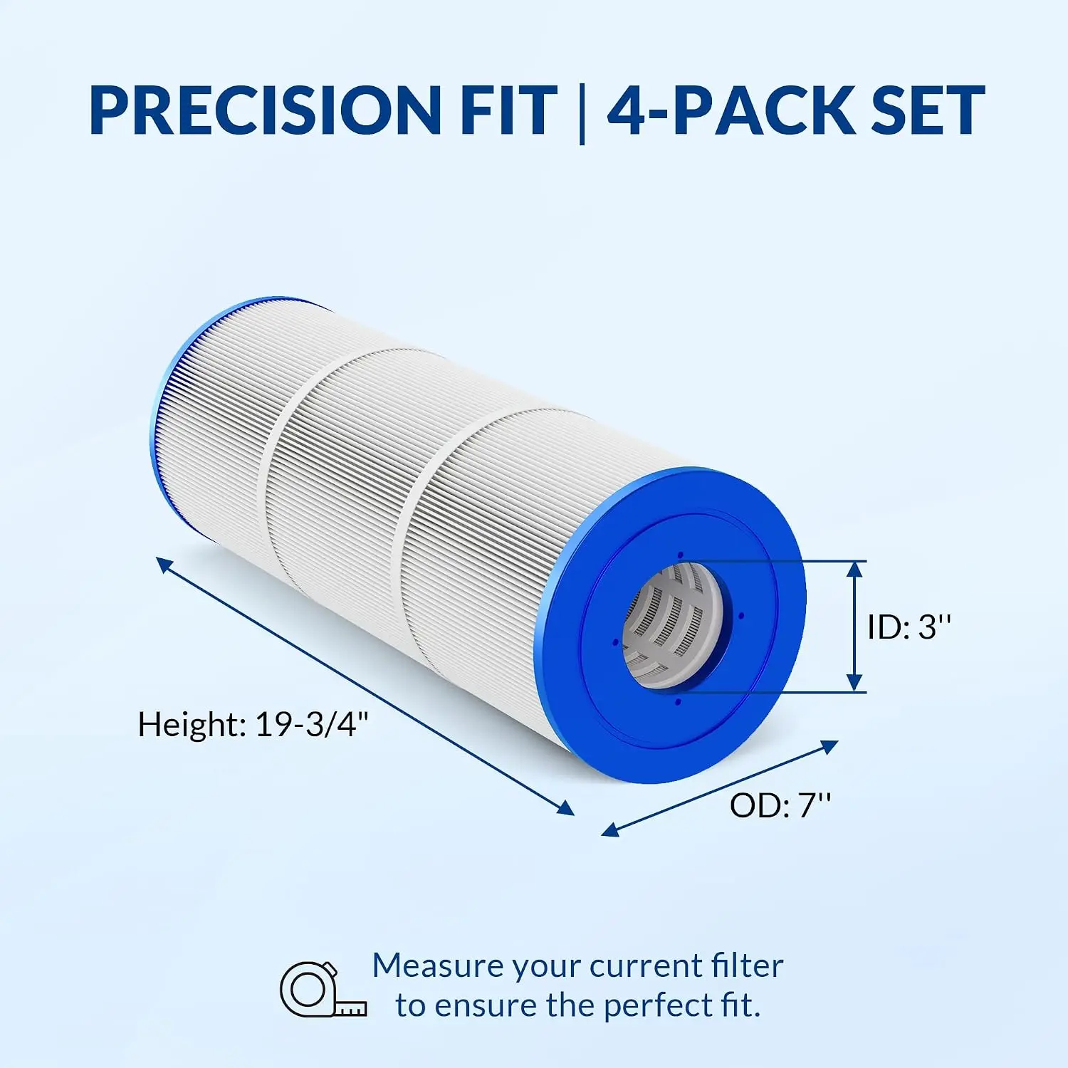 Ultra Series for Hayward C3030 Pool Filter Cartridges 325 sq ft | Replaces CX580XREPAK4/PA81-PAK4; fits C3030/C3025/C3020; 5
