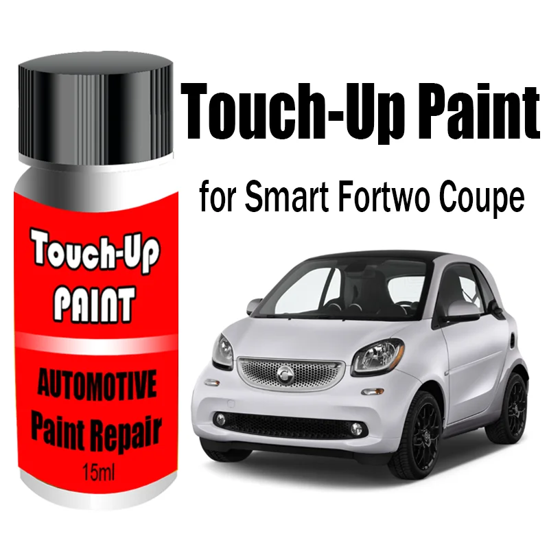 Car Touch-Up Paint (With Brush) for Smart Fortwo Coupe Paint Scratch Remover Car Paint Repair Kit Car Accessories Grey Blue Red