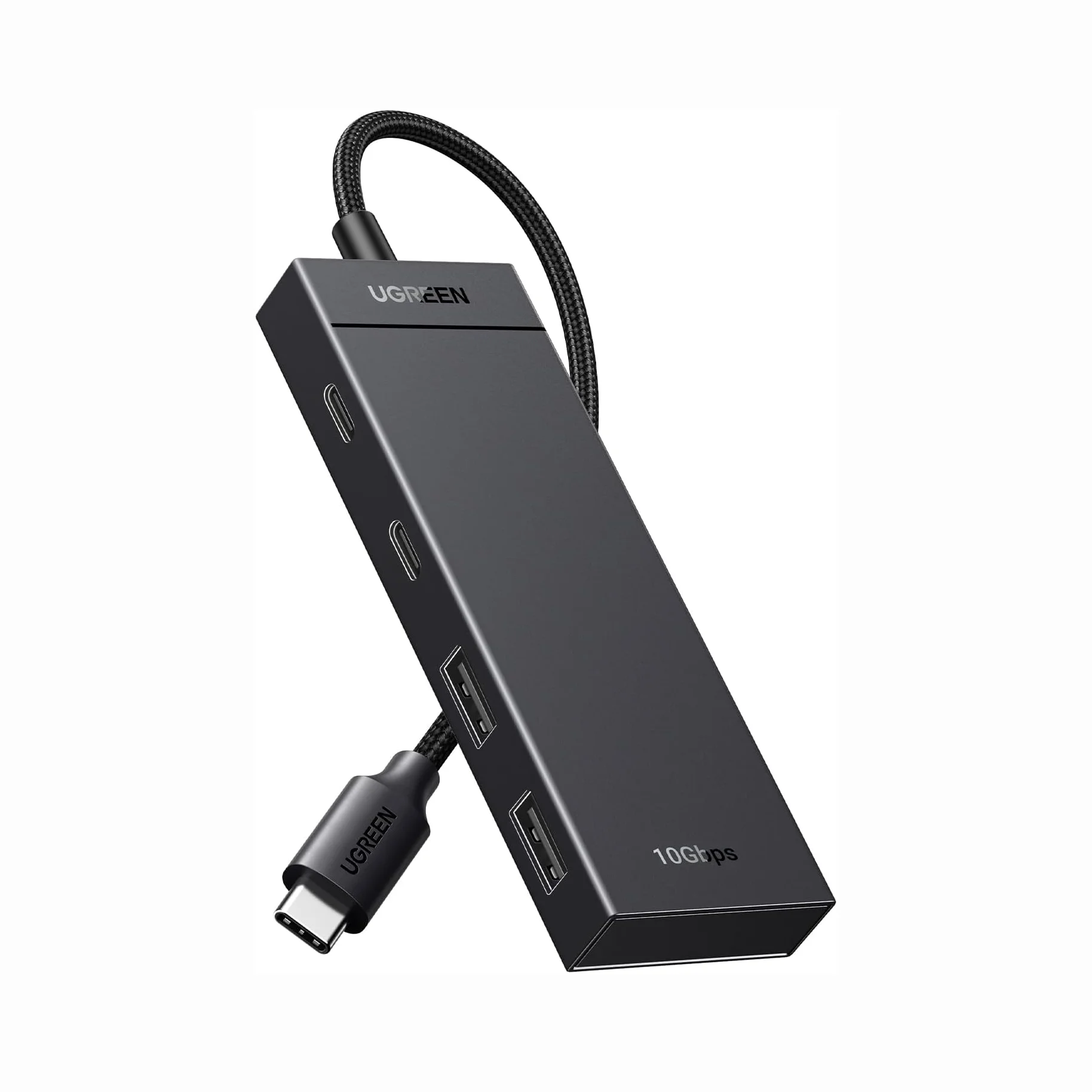 

UGREEN USB C Hub, 10Gbps 4 in 1 USB 3.2 Adapter with 2 USB-C & a 3.2, 4 Ports Splitter Extender