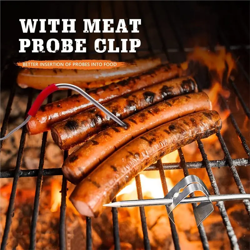 ABVG-High Accuracy 2.5Mm Plug Probes 2-Pack Replacement For Weber Igrill& Smokefire Grills- Meat Temperature Measurement Tools