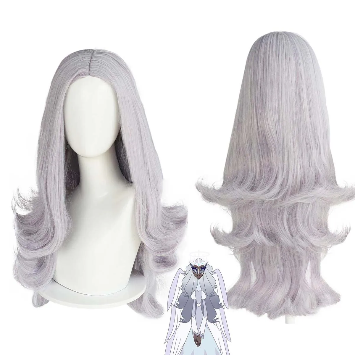 

Аниме Вечеринка Cos Sera Косплей Синтетические Серые Парики Волос