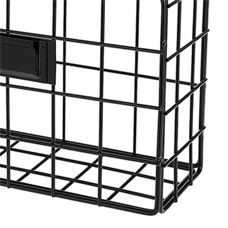 

10X Wire Mail Basket - Wall Mounted Hanging Folder/Document Organizer - Economic & Easy To Install Tray (1 Slot)