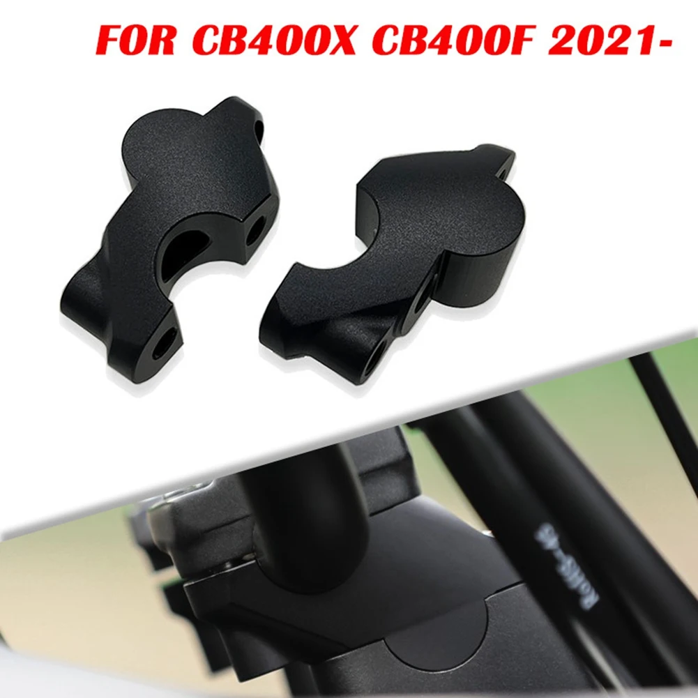 

Motorcycle Handlebar Risers Clamp Height Up Adapter For Honda CB400X CB400 X CB 400X Cb400x 2021 2022 2023