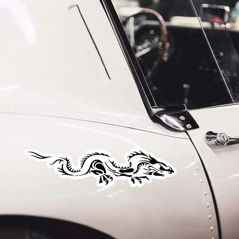 

1 шт. художественная наклейка «Племенный дракон» — модная наклейка для автомобильных бамперов, журналов и чехлов для планшетов | Для любителей восточного искусства