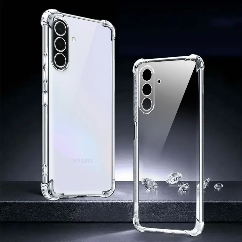 For Samsung Galaxy A27 Case Samsung A26 A25 A24 4G Phone Case Clear TPU Slim Thin Airbag Shockproof Full Protective Back Cover