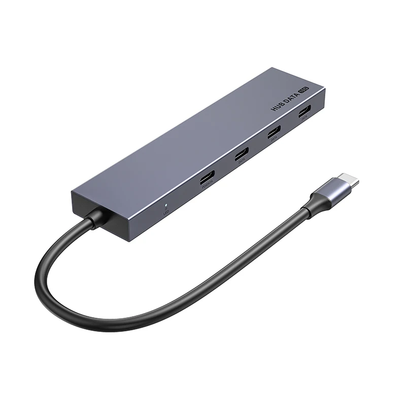 4 Ports USB-CF HUB Support USB 3.2 Gen 1 High Speed Transfer 10gbps with PD 100W Fast Charging Hub