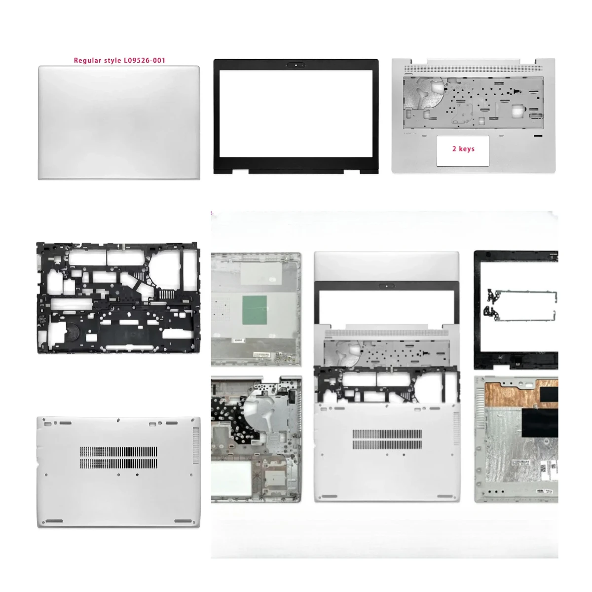 

Suitable for ProBook 640 G4 645 G4 notebook electric LCD back cover, front frame, palm rest hinge bottom shell hinge cover ABCD