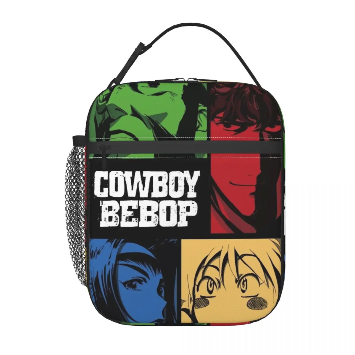 

Индивидуальные термосумки для обедов в стиле аниме Cowboy Bebop для работы, школы, еды, с мультяшными персонажами и манга-дизайном Водонепроницаемый термоизолированный ланч-бокс