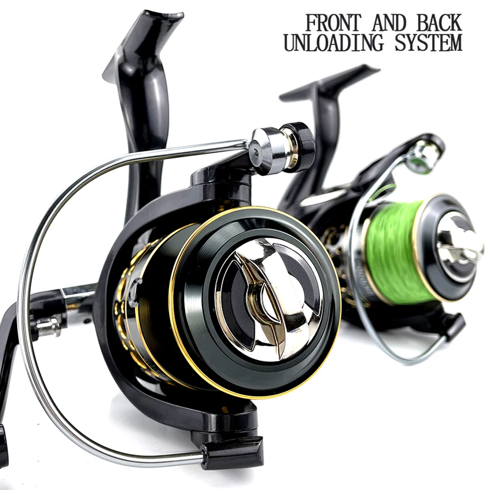 BK2000-7000 Series Fishing Reel 12KG Max Drag for Lure Fishing Freshwater Saltwater 5.2:1/4.7:1 High Speed for All Waters Smooth