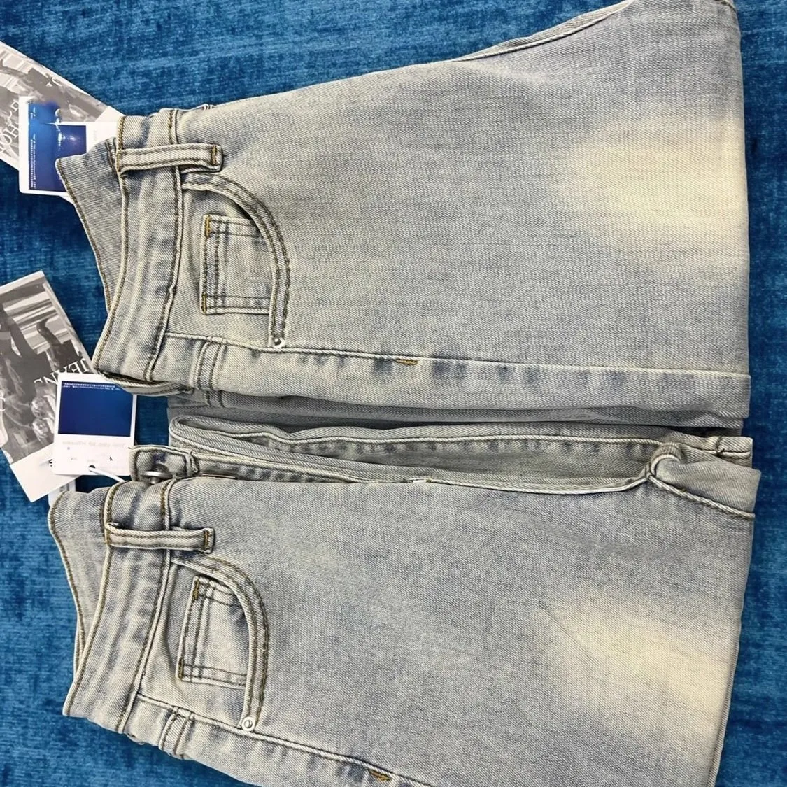 

Джинсы женская, женская одежда, осенняя уличная атмосфера, тренд высокой моды, популярная женская джинсовая серия Hot Sense, однотонная, универсальная