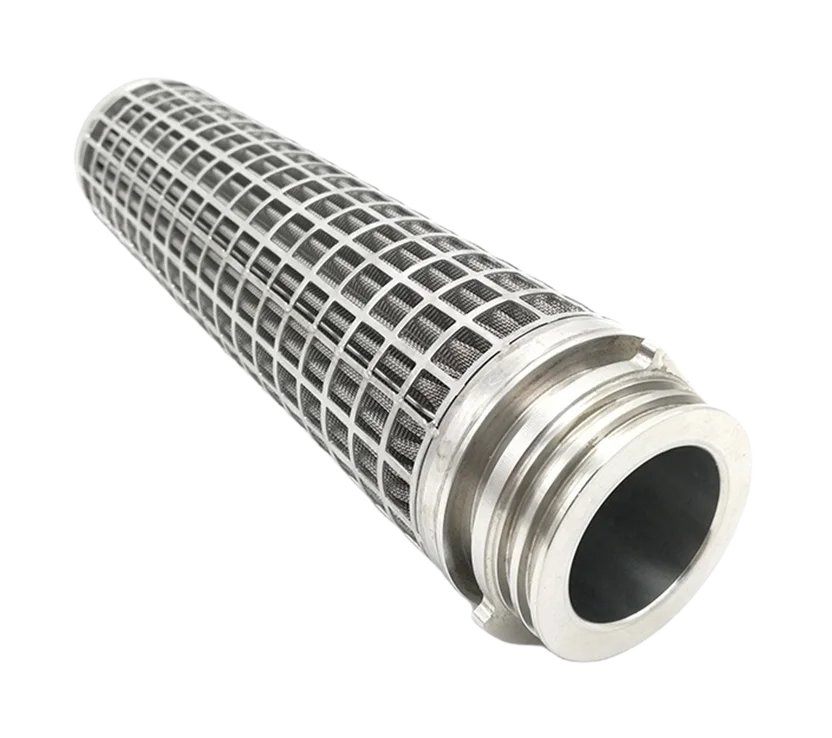 10 micron stainless steel pleated metal filter cartridge for polymer industry such as synthetic fiber sinter filter