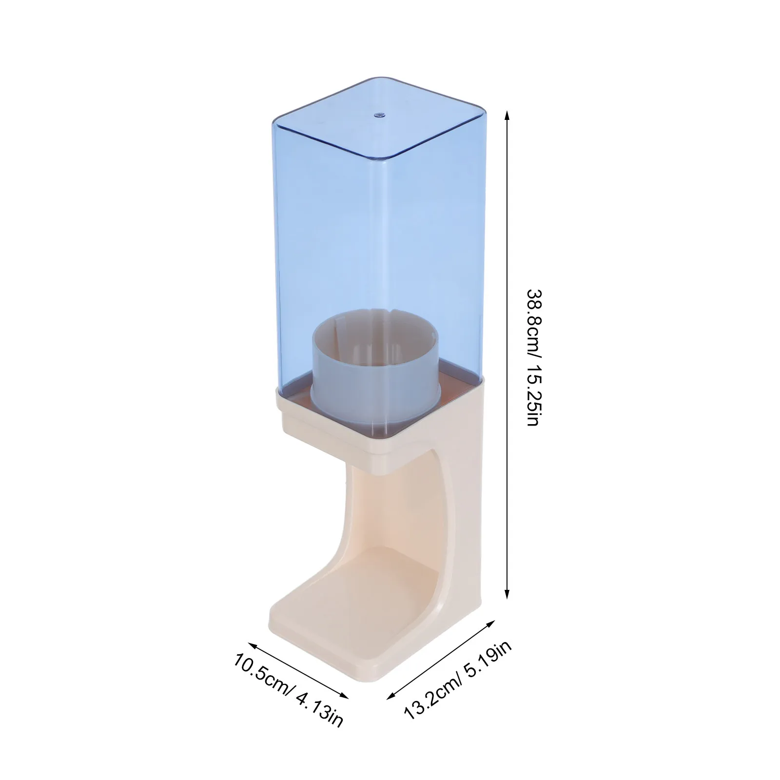 Disposable Paper Cup Dispenser Clear Dustproof Top Cover Pull Type for Home Office Bathroom Kitchen Coffee Shop Cup Holder view 5