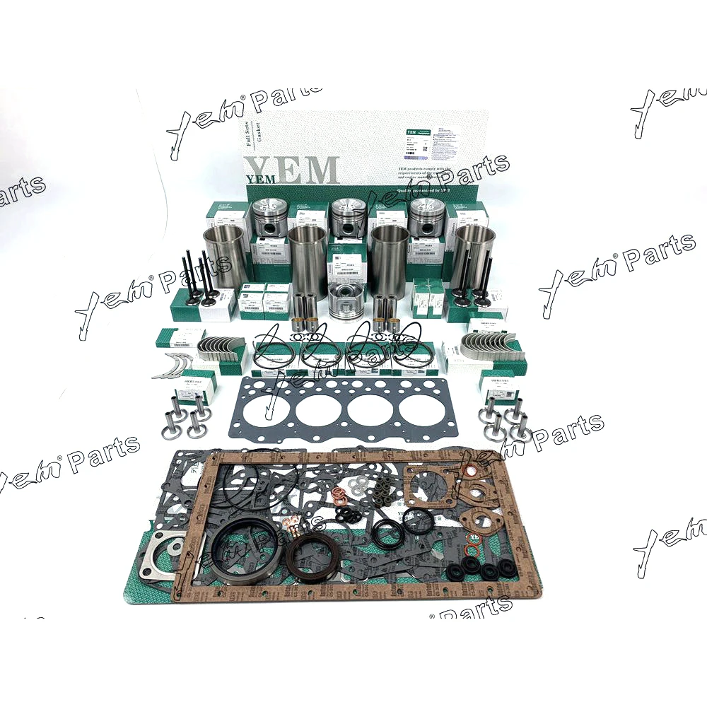 Practical PC130-8 Overhaul Rebuild Kit With Gasket Set Bearing-Valve Train For Komatsu engine part