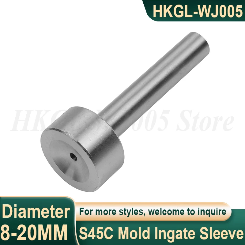 

Dia 8-20mm A Type Mold Ingate Sleeve S45C A-type Sprue Bushing Quench Hardening Injection Molding Machine Accessories