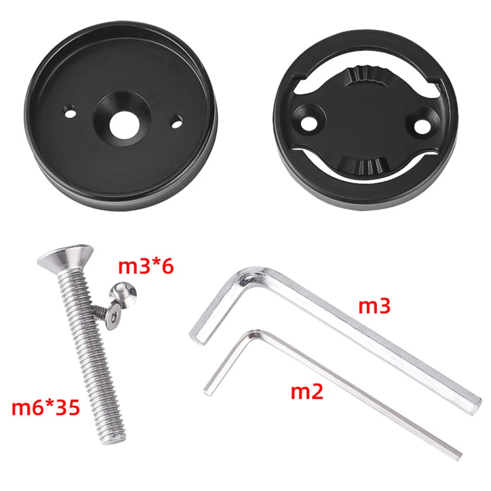 1/2 PCSMTB Bike Code Meter Base di fissaggio supporto per codice bici impermeabile tappi superiori per stelo accessori per biciclette da esterno leggeri