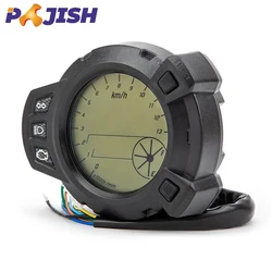 Motorcycle 7 Colors Backlit Display Multi-Function LCD Meter Digital Odometer Tachometer Gauge for Yamaha BWS125 ZUMA YW125