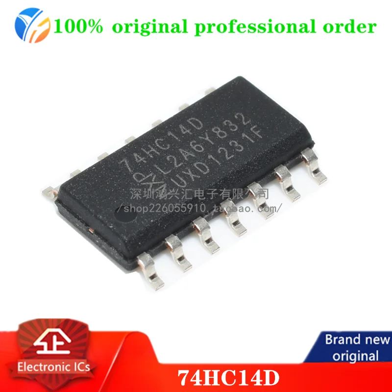 （10pcs）100% original 74HC14D Inverter Schmitt Trigger 6-Element CMOS 14-Pin SOIC T/R