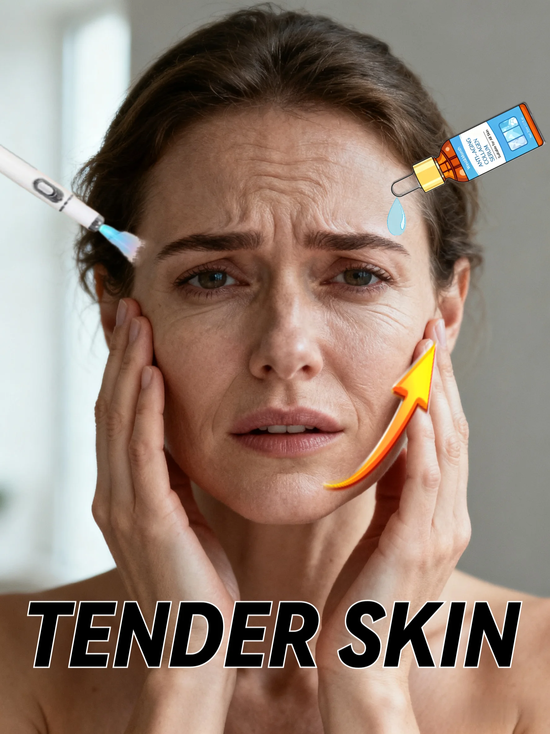 التجاعيد تختفي 99% أدوات العناية بالوجه الأصغر سناً #1