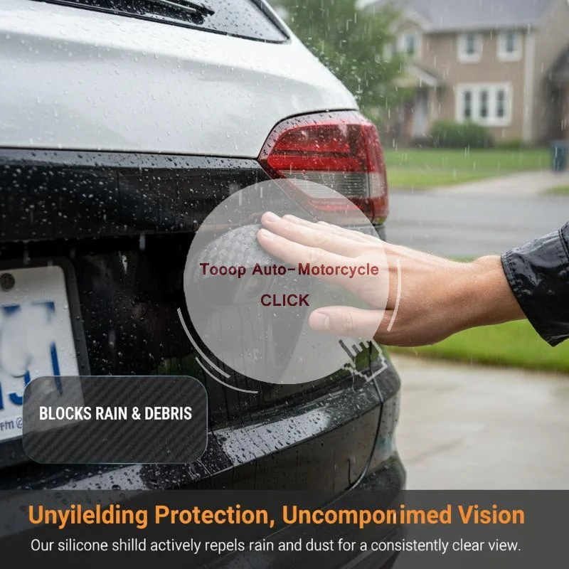 Car Reverse Camera Lens Protector HD Transparent Anti-Shatter Guard for Vehicle Backup Parking Cam